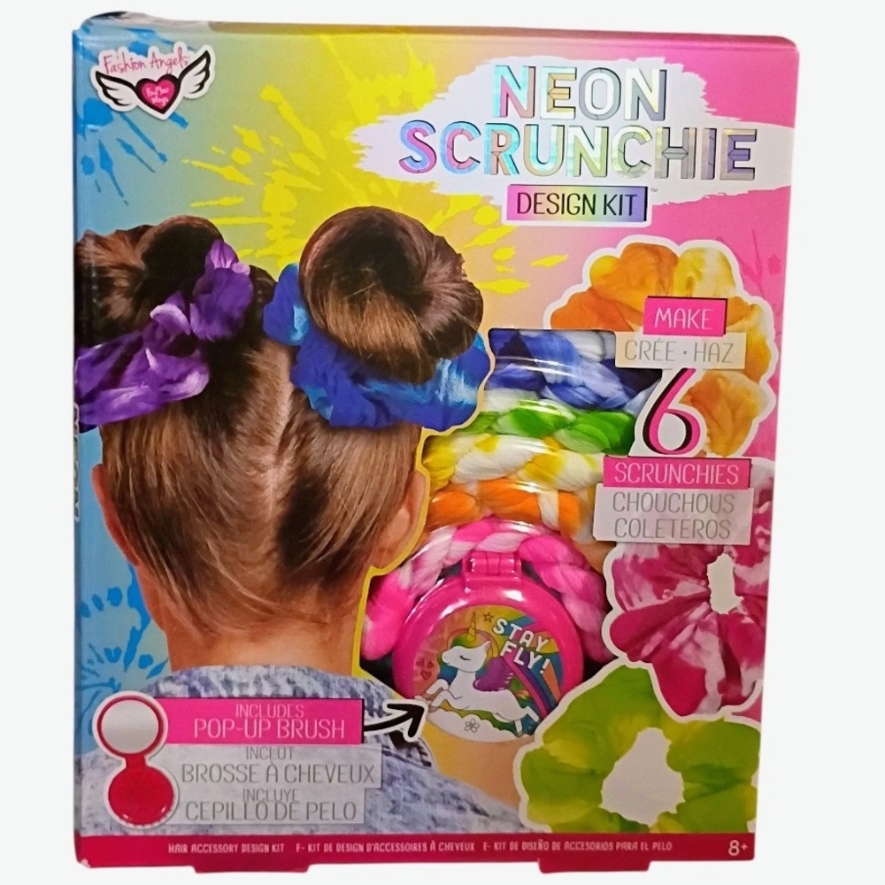 Neon scrunchie design kit